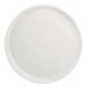 Prato 20,9cm Para Sobremesa Biseaute Em Ceramica Cor Branca L'Hermitage